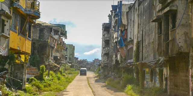 Marawi: A ghost town after the bombings.